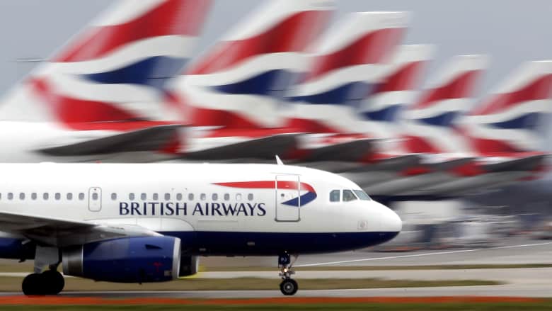 	الخطوط الجوية البريطانية تلغي جميع رحلاتها تقريباً إثر إضراب الطيارين