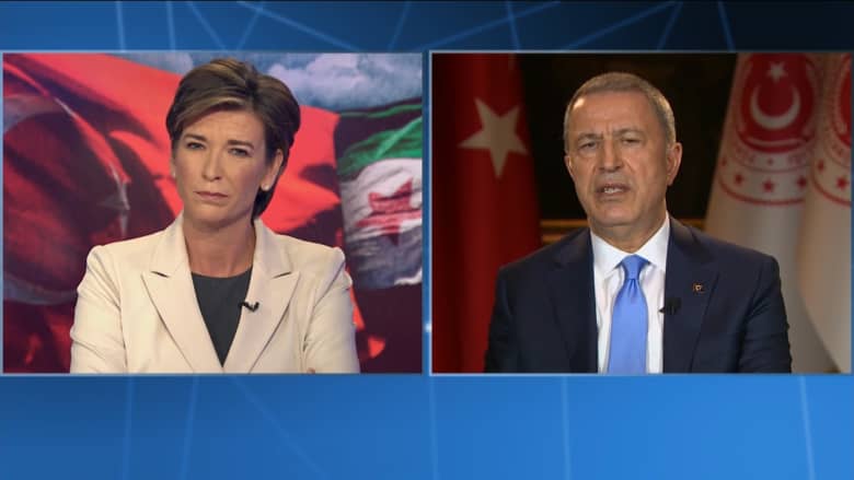 وزير دفاع تركيا يرد لـCNN على مزاعم "جرائم حرب" في سوريا