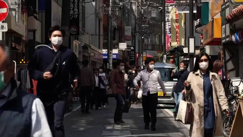اليابان تعلن حالة الطوارئ لمواجهة انتشار فيروس كورونا في 7 محافظات