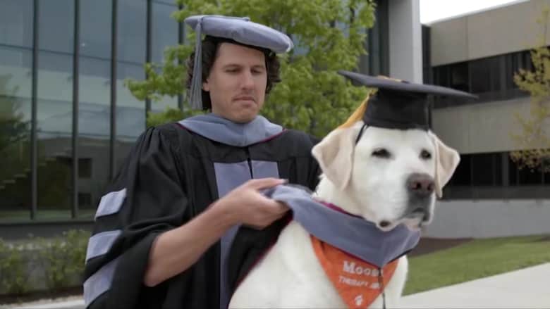 جامعة أمريكية تمنح كلبًا شهادة دكتوراة فخرية