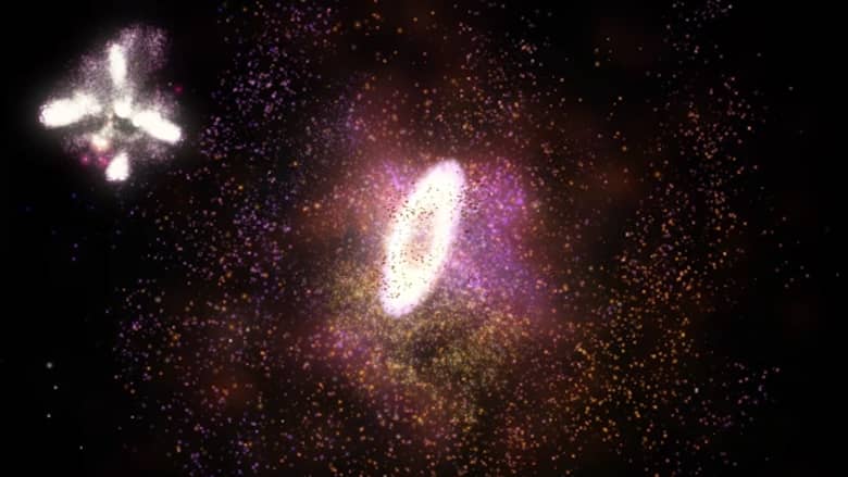 تبعد 11 مليار سنة ضوئية عن النظام الشمسي.. صور نادرة لمجرة “حلقة النار الكونية”