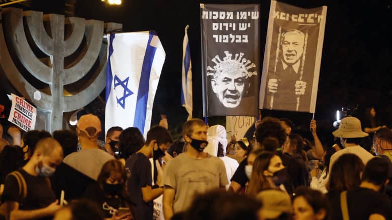 تصاعد الاحتجاجات في إسرائيل على سياسات حكومة نتنياهو