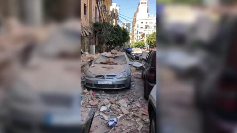 كاميرا CNN بالعربية ترصد آثار انفجار مرفأ بيروت من وسط الركام