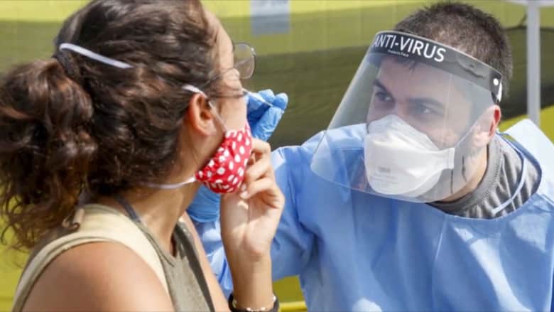 ارتفاع عدد حالات فيروس كورونا في إسرائيل وغزة