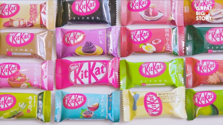قد لا تخطر ببالك.. لدى اليابان أكثر من 400 نوع من شوكولاتة "كيت كات"
