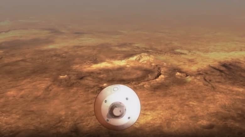 فيديو توضيحي يظهر لحظات هبوط مركبة ناسا "المثابرة" على سطح المريخ