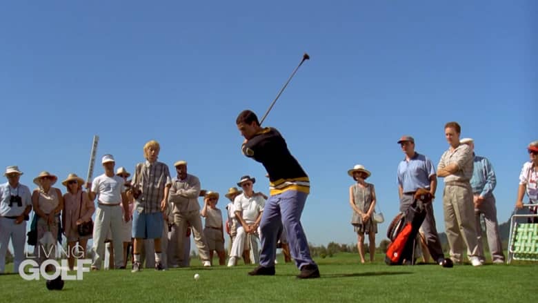 ضربة الكرة بفيلم "Happy Gilmore".. قد تكون الأكثر شهرة في لعبة الغولف بأكملها