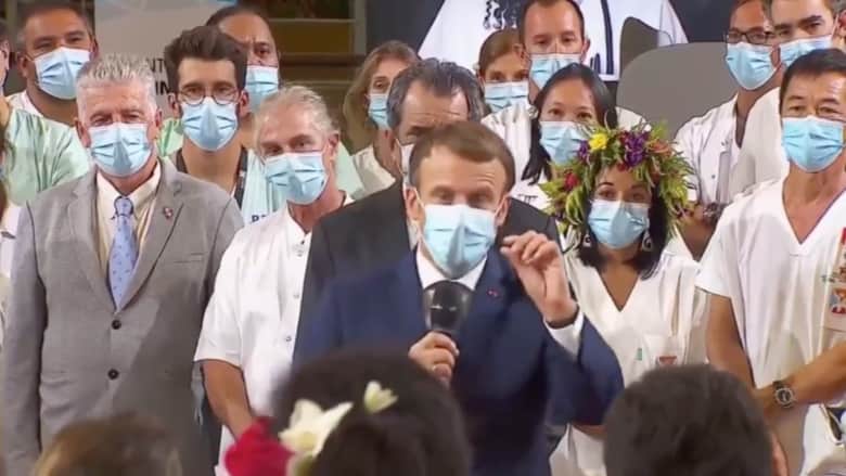 شاهد.. ماكرون يوجه رسالة قوية لرافضي التطعيم بعد يوم من احتجاجاتهم في فرنسا