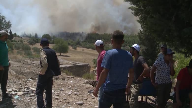 "نحن وكل شيء سيحترق".. قرويون أتراك يحاولون حماية الممتلكات من الحرائق