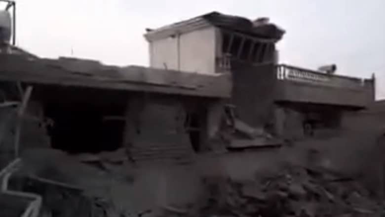 فيديو نشرته طالبان تدعي أنها لقاعدتين لداعش في وسط أفغانستان تم تدميرهما