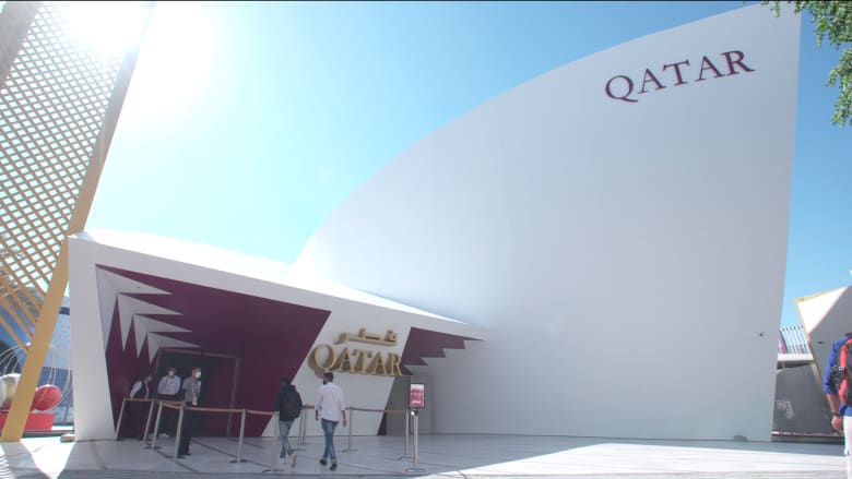 جناح قطر في إكسبو 2020 دبي.. هيكل انسيابي معاصر يجسد ثقافة البلاد