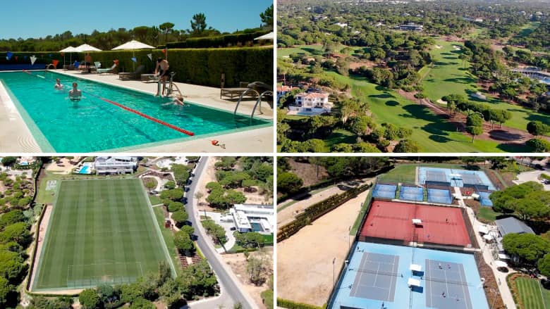 ملعب كرة قدم ورغبي ومرافق تدريب.. جميعها في ملعب الغولف هذا بالبرتغال