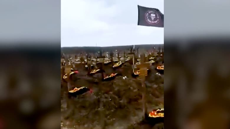 حُفرت حديثًا.. فيديو يظهر مقابر لجنود فاغنر الذين يقتلون في معارك أوكرانيا