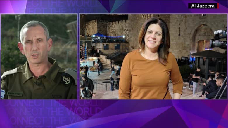 شاهد لحظة "اعتذار" المتحدث باسم الجيش الإسرائيلي عن مقتل شيرين أبو عاقلة