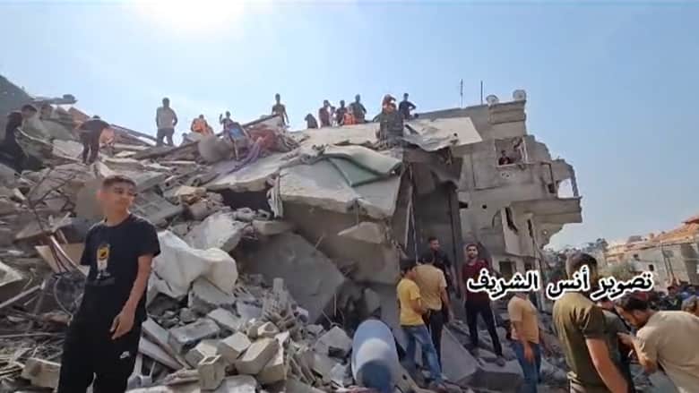 أسفرت عن مقتل 26 شخصًا.. شاهد الدمار الذي خلفته غارات إسرائيلية على جباليا في غزة