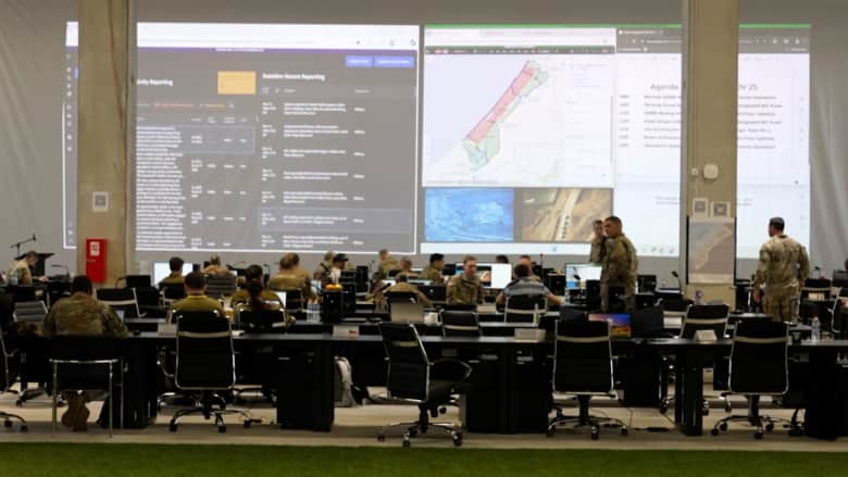 أول نظرة على "مركز التنسيق المدني العسكري" في غزة بقيادة أمريكا