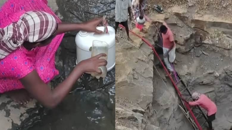 نقص المياه تزامنًا مع موجة حر شديد تضرب بعض مناطق الهند 