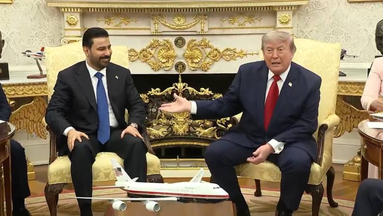 ترامب يمازح رئيس الوزراء العراقي: شاب ووسيم وهذا لا يعجبني