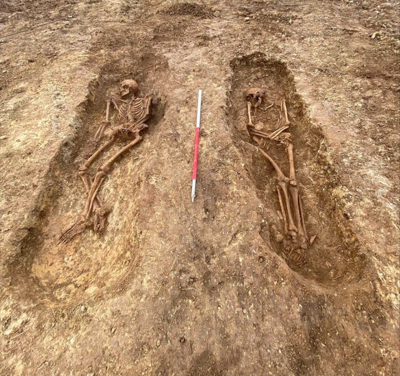 In Engeland werden de overblijfselen van de Romeinse aristocratie ontdekt in een verborgen loden kist