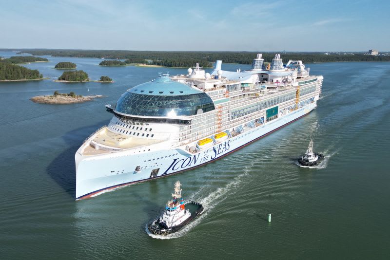 "أيقونة البحار".. أصبحت أكبر سفينة سياحية في العالم جاهزة تقريبًا