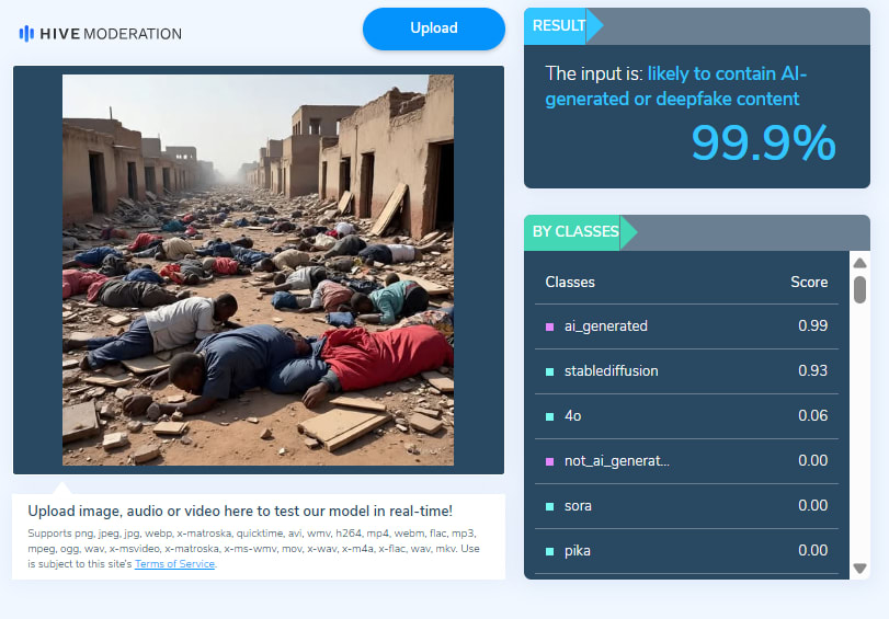 صورة متداولة لـ انتشار جثث القتلى في شوارع الفاشر .. ما صحتها؟