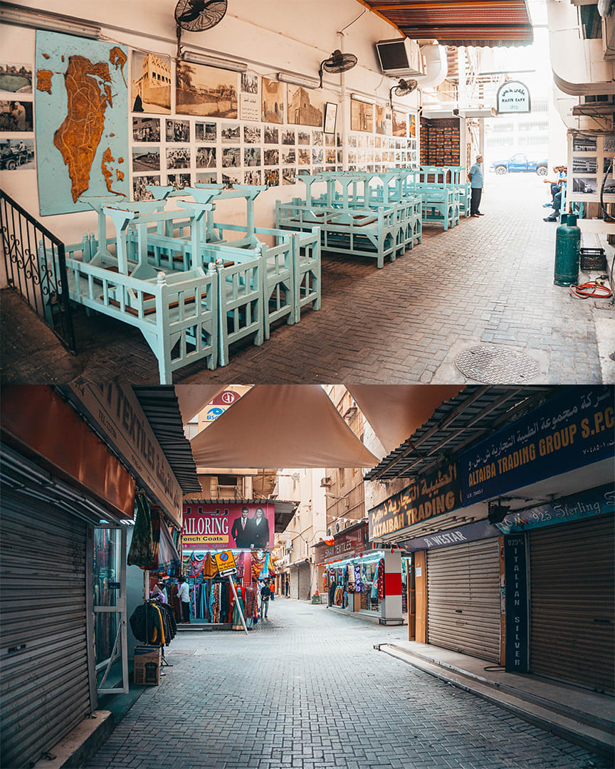"قبل وبعد فيروس كورونا ..هكذا أصبح سوق المنامة في البحرين