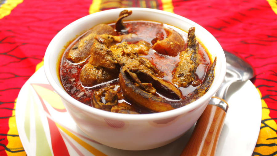 حساء "بانجا" في نيجيريا