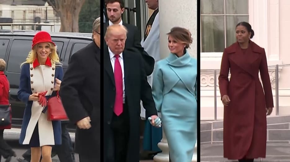 أشهر الأزياء في مراسم تنصيب ترامب