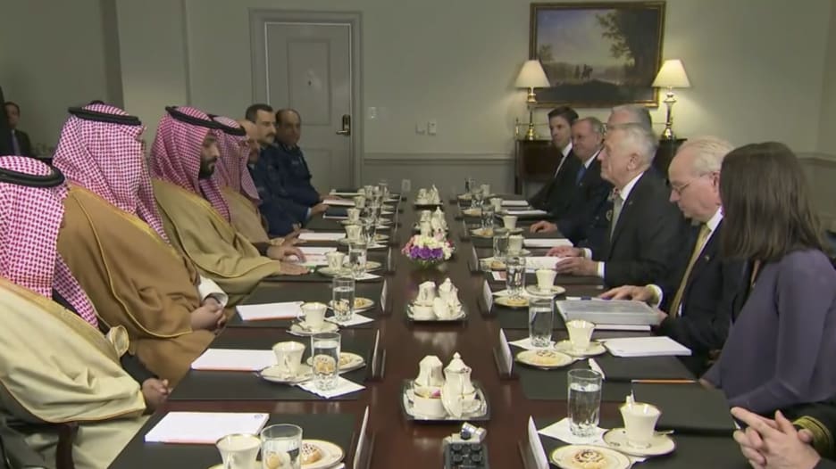 محمد بن سلمان لوزير الدفاع الأمريكي: نتشارك المخاطر والمصالح أيضا