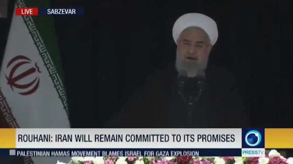 روحاني: سننتج ونخزن الأسلحة التي نحتاجها ولن نناقش ذلك مع أحد 