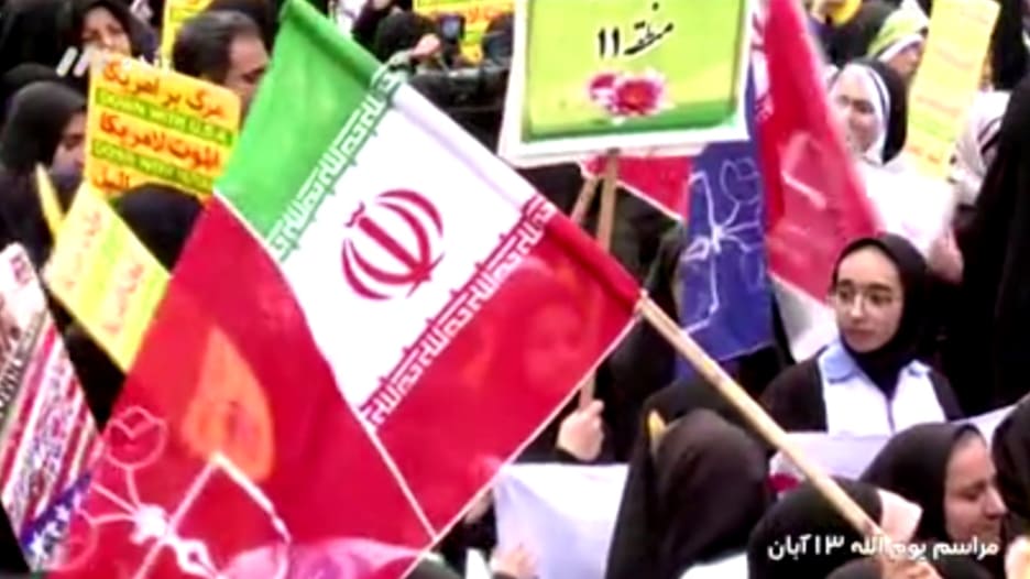 مظاهرات ضخمة في إيران ضد العقوبات الأمريكية