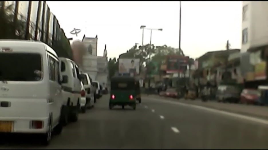 شاهد.. لحظة وقوع انفجار استهدف كنيسة في سريلانكا