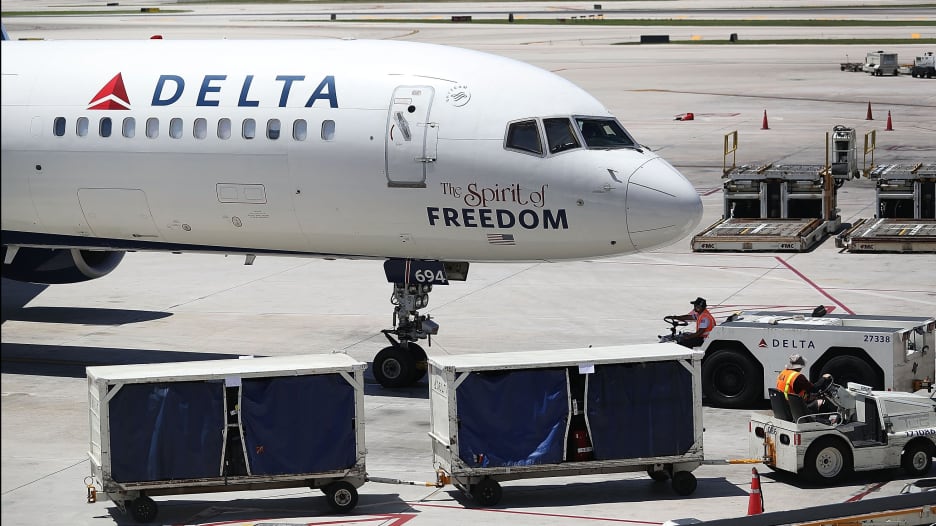 طائرة تابعة لخطوط "دلتا" للطيران بأمريكا