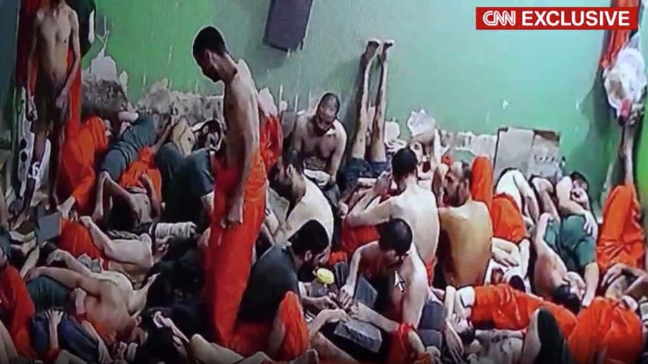 مع إخفاء خبر مقتل البغدادي.. CNN تدخل سجنا لعناصر داعش