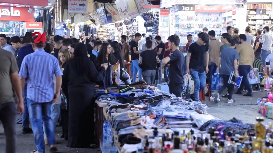 زيادة الإقبال على الأسواق في إقليم كردستان مع اقتراب عيد الفطر
