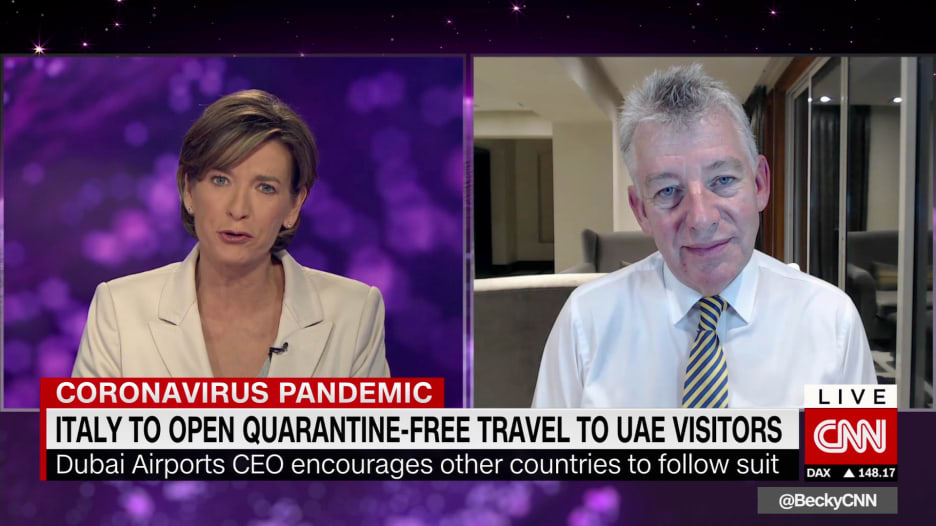 الرئيس التنفيذي لمطارات دبي: ممر سفر بين الإمارات وإيطاليا.. وقد تتبعها أوروبا وأمريكا قريبًا