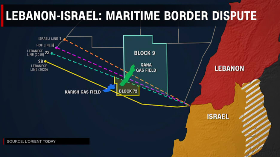 ما عليك معرفته عن ترسيم الحدود بين لبنان وإسرائيل ومستقبل الغاز بين البلدين