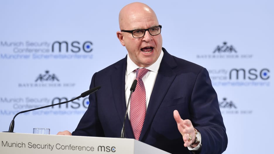 مستشار الأمن القومي الأمريكي: حان وقت الرد على زعزعة إيران للشرق الأوسط