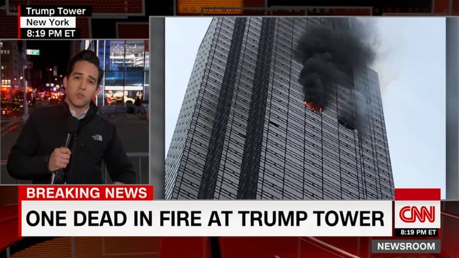 هذه تفاصيل حادثة مقتل شخص في حريق بـ”برج ترامب” 