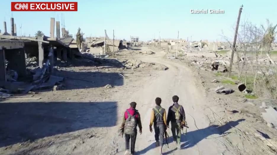 مشاهد حصرية للدمار الذي خلفه قتال داعش بـ"هجين" السورية