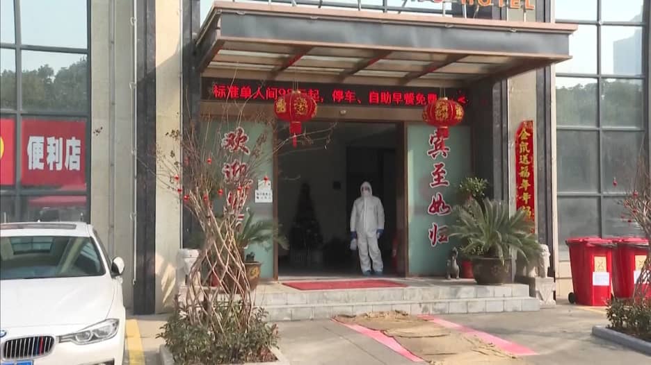 داخل فندق خُصص لمعالجة حالات فيروس كورونا في الصين