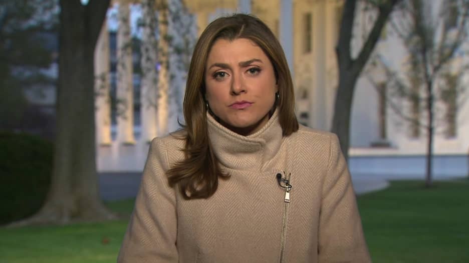 مراسلة CNN تصف الإجراءات الاحترازية ضد فيروس كورونا في البيت الأبيض