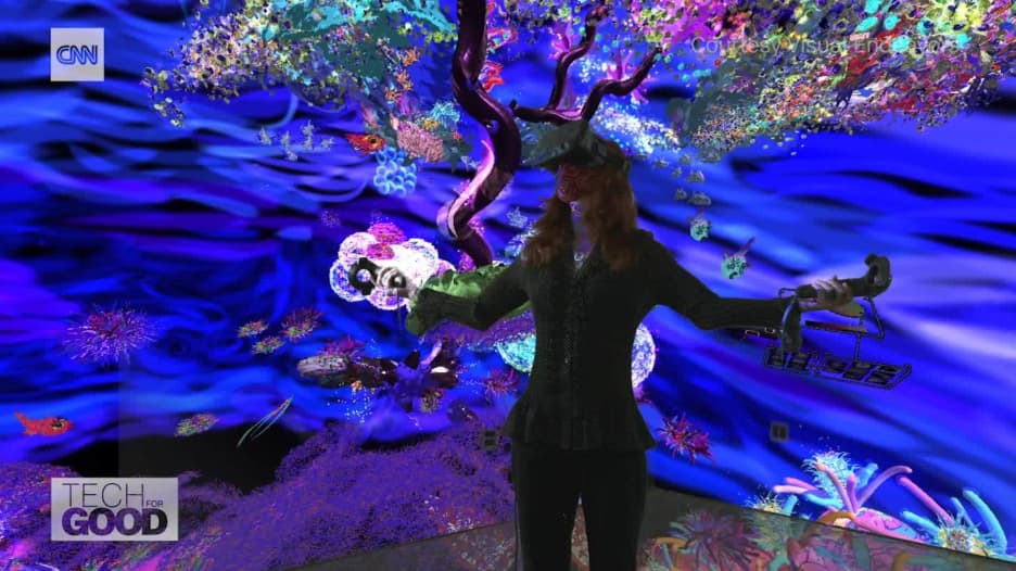 فنانة تنشئ عوالم خيالية بـ"الواقع الافتراضي" لحماية الحياة البحرية