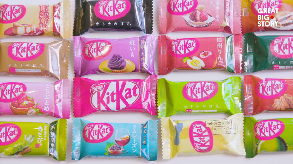 قد لا تخطر ببالك.. لدى اليابان أكثر من 400 نوع من شوكولاتة "كيت كات"