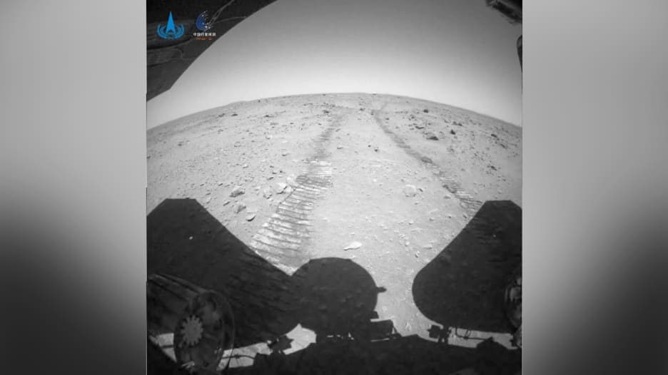 شاهد مقاطع الفيديو التي صورتها مركبة الصين على المريخ