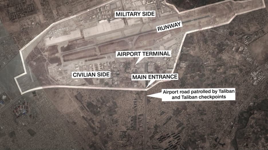 بعد تحذير من هجمات "وشيكة".. مراسلة CNN توضّح أين وقع هجوم مطار كابول