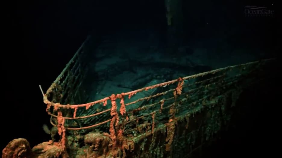 لقطات مذهلة وبدقّة عالية تظهر الحالة الراهنة لحطام سفينة "تيتانيك"