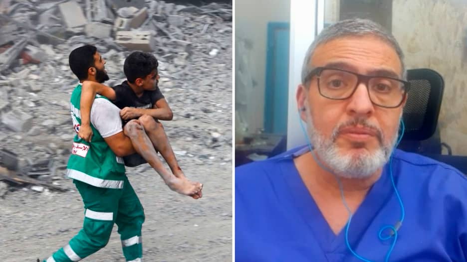 طبيب من غزة: 30 إلى 40٪ من جرحى القصف الإسرائيلي هم أطفال