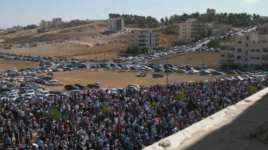 مسيرات واحتجاجات تضامنية مع غزة في الأردن 