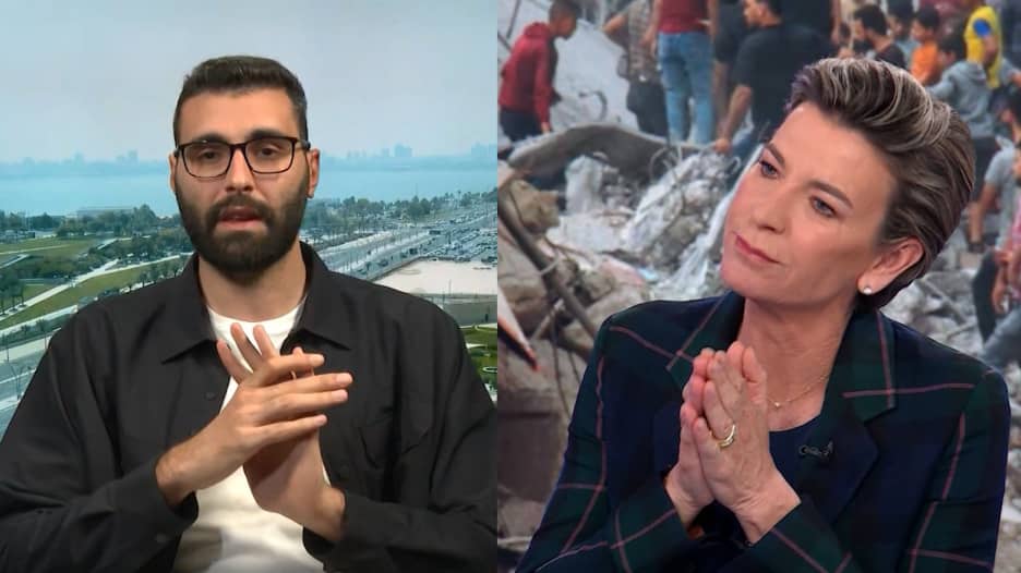 مذيعة CNN للمصور معتز عزايزة: هل خذل العالم غزة؟ شاهد كيف رد